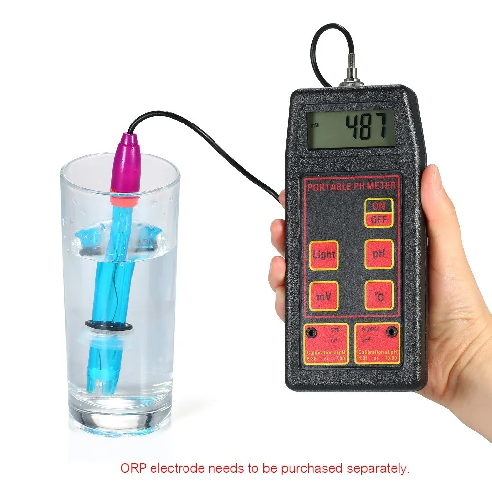 Professional Portable Multi-function Water Quality Monitor Multiparameter pH Temperature Water Quality Tester