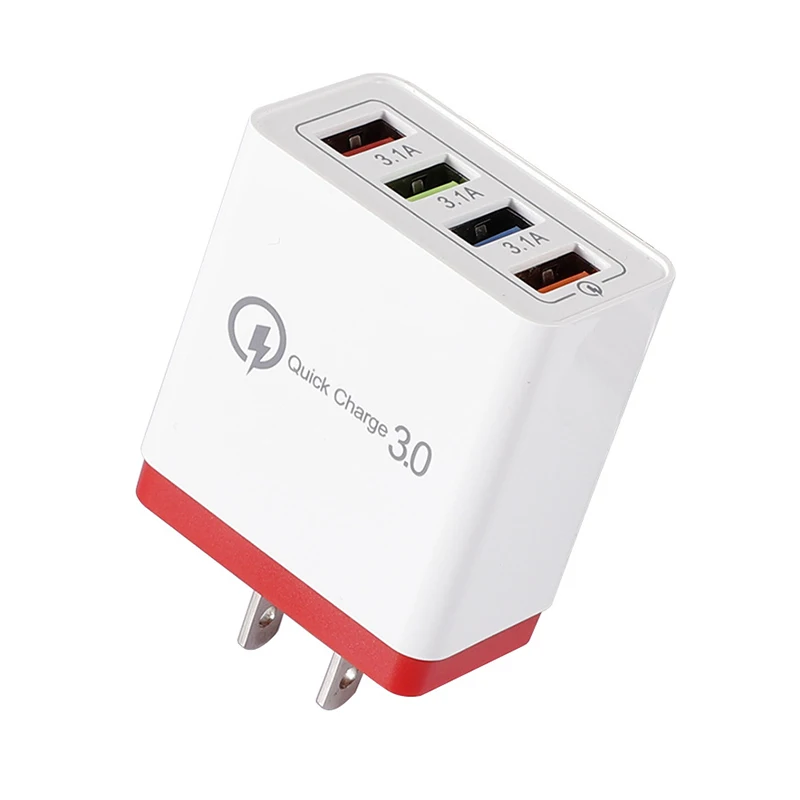 Зарядное устройство с 4 портами QC 3,0 для быстрой зарядки usb-хаб адаптеры питания SGA998