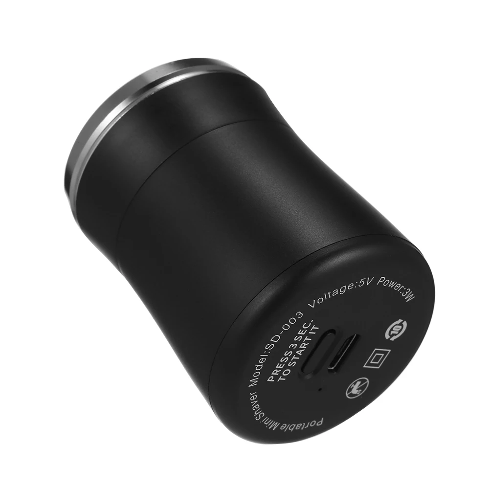 Мини-бритва usb зарядка мужские бритвы с пылесборником перезаряжаемый высокоскоростной двигатель Мужской Для лица бритва домашнего использования
