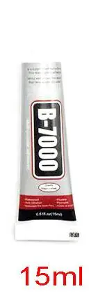 15ml B-7000 B7000 Сенсорный экран Клей Набор инструментов для самостоятельного жидкий клей эпоксидной смолы телефон Дисплей ремонт многоцелевой клей - Цвет: 15ml