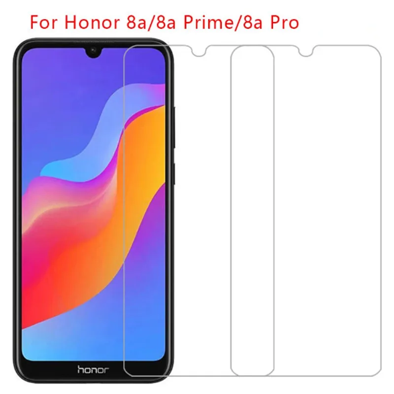 

2Pcs Tempered Glass For Huawei Honor 8a Pro 8s 8c 8x Screen Protector Film on Honor 8a prime Protective Glass For honor 9x 9A 9C