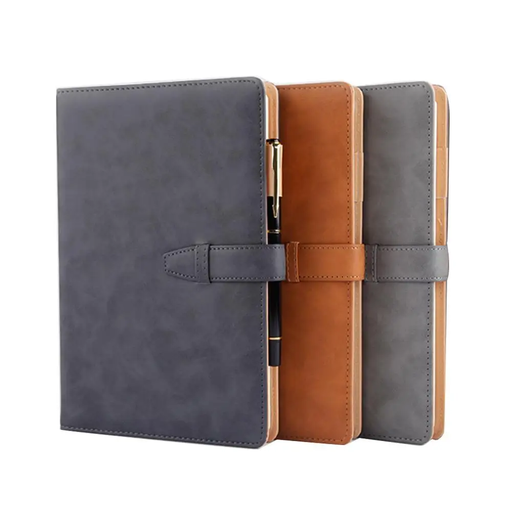 HOT SALES!!! Faux Leather Cover A5 Notebook Office Writing Journal Diary Planner Stationery