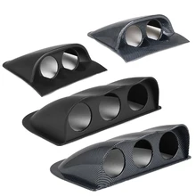 52mm Car Modification Parts Bracket Black And Carbon Fiber Case Meter Cover Universal Meter Stand 52mm Car Modification Parts Bracket Black And Carbon Fiber Case Meter Cover Universal Meter Stand