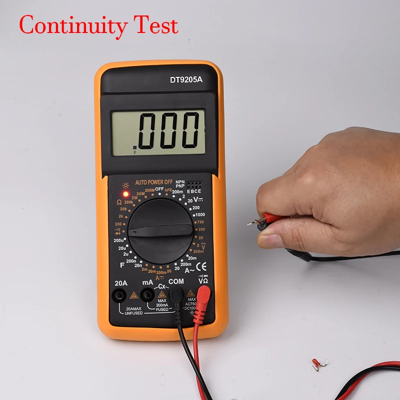 Generic Professional Digital Multimeter Dt9205a Multimeter Tester