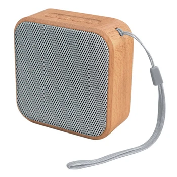 

A70 Wood Grain Portable Wireless Speaker Vintage Mini Bluetooth Loudspeaker with Mic Support TF Card FM Radio for Mobile Phone