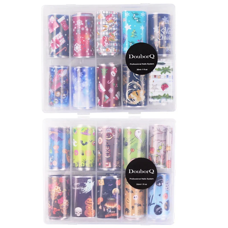 

New Halloween Christmas Starry Sky Paper Nail Transfer Paper Nail Art Starry Sky Nail Art Star Transfer Paper