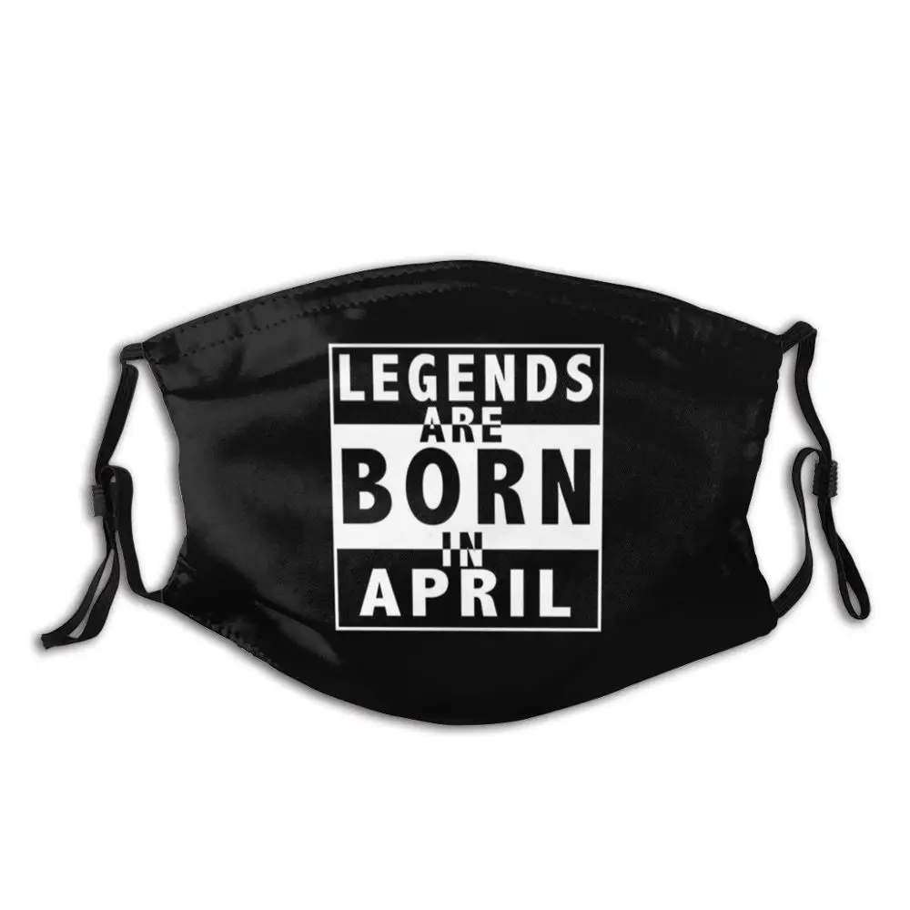 

Legends Are Born Cadre April Funny Cool Cloth Mask Xmas The Nativity Reindeer Winter Gift Fun Gift Funny Christmas Gifts Mens