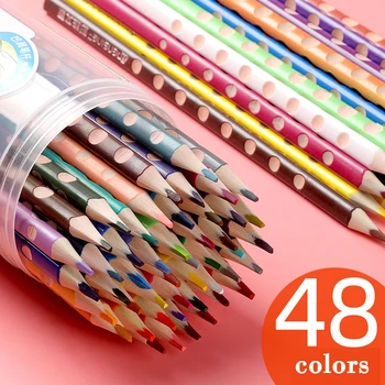 

Color pencil oily color lead students with professional hand-painted 48 colors 24 colors 36 color 12 collead pencil art supplies