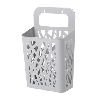 

2Pack Storage Box Storage Basket Can Be Hanged with Handle Convenient Hamper Send Hook Storage Organizer For Household Cloth