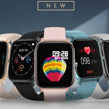 

New P9 Smart Watch 1.54 Inch Full Screen Men Woman Smartwatch IP67 Waterproof Heart Rate Sleep Monitor IOS Android Phone VS P8
