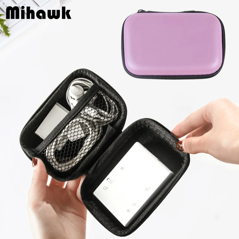 Mihawk дорожная сумка для цифровых устрйоств Портативный USB кабель Tote гарнитура Зарядка сокровище мобильного питания сумка для цифровых устрйоств аксессуары