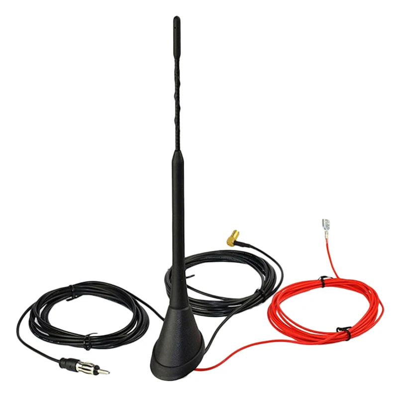 12V автомобильное радио DAB AM/FM антенна на крыше антенна усилитель сигнала черный