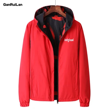 

2020 New Double-sided wear Men's Jackets Spring Autumn Casual Coats Hooded Jacket Camouflage Fashion Male Outwear Brand Clothing