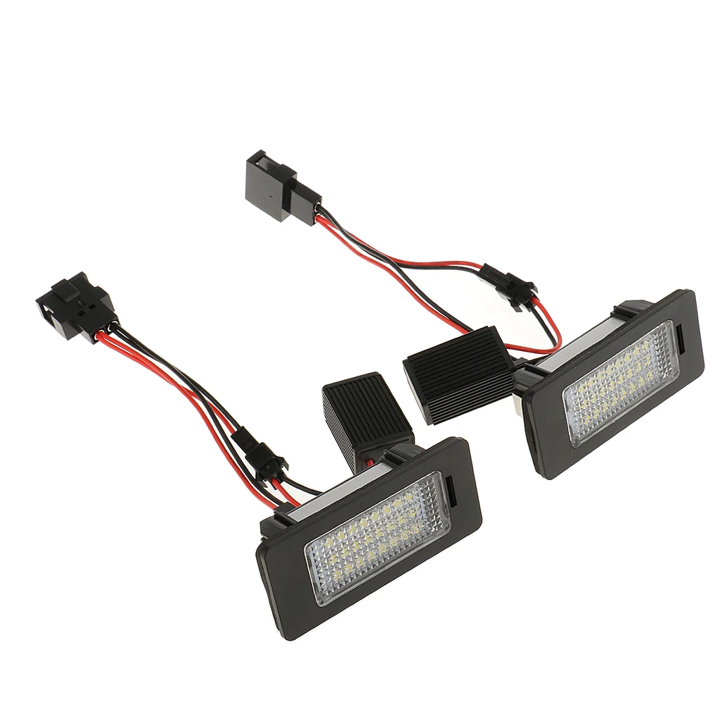 2x License Plate Light 24 SMD LED kit Error Free for AUDI A4 B8 S4 A5 S5 Q5