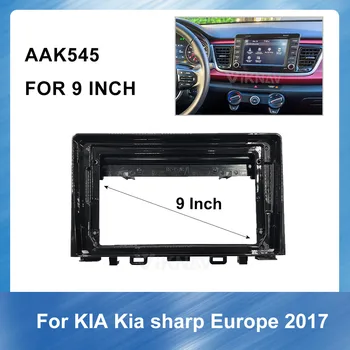 

Car Radio Fascia for Kia Ruio 2017 DVD frame Dash Mount Kit Adapter Trim Facial Panel Frame Dashboard 2 Din