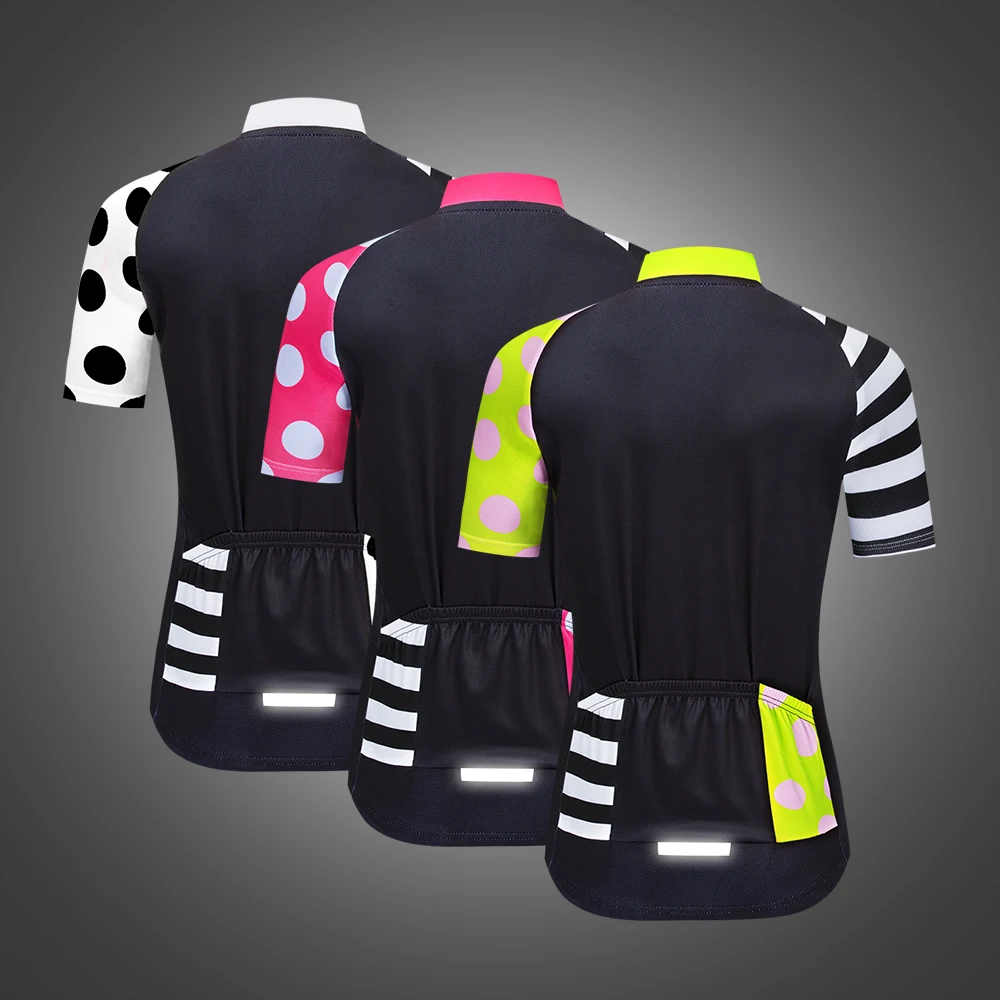 WOSAWE Женская велосипедная футболка с коротким рукавом для гонок Спортивная