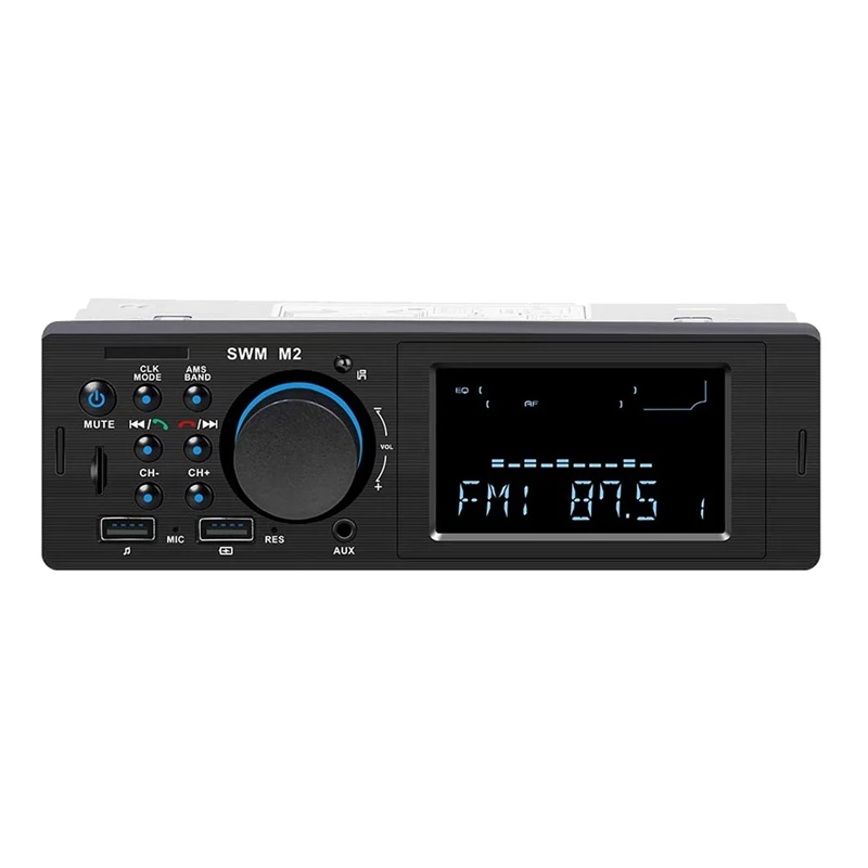 Автомобильный радиоприемник SWM M2 автомобильный стерео mp3 плеер FM радио Bluetooth USB TF