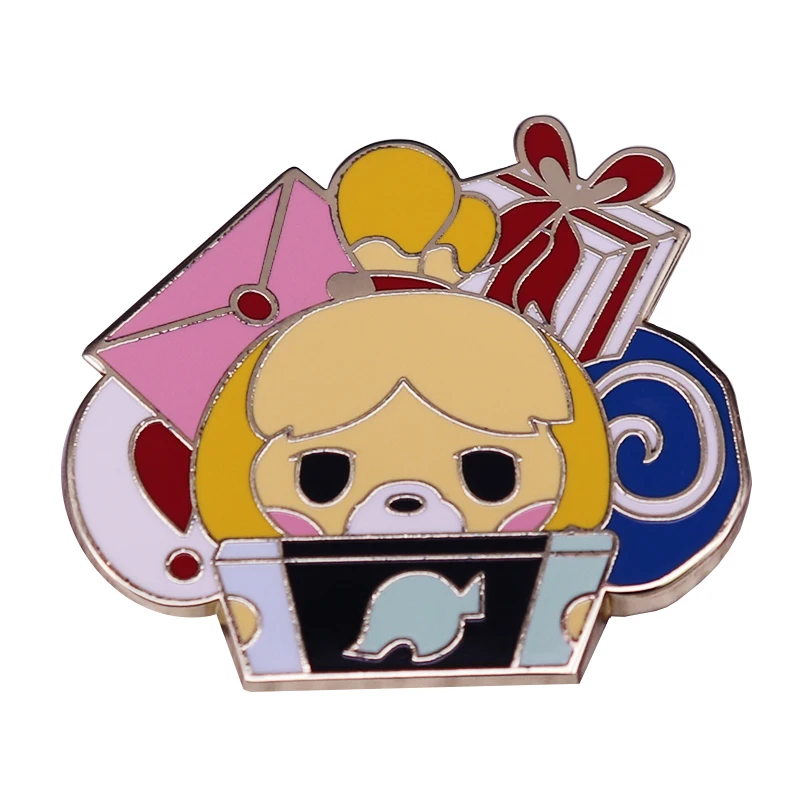 Isabelle Island Bound Hard Enamel Pin Animal Crossing Fans Great Gift