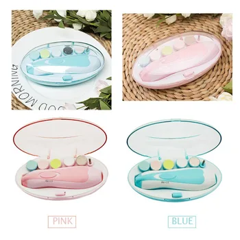 

Electric Nail Clipper Baby Nail Trimmer Safe Cutter Manicure Pedicure Clipper Cutter Scissors Kids Infant Nail Care 2