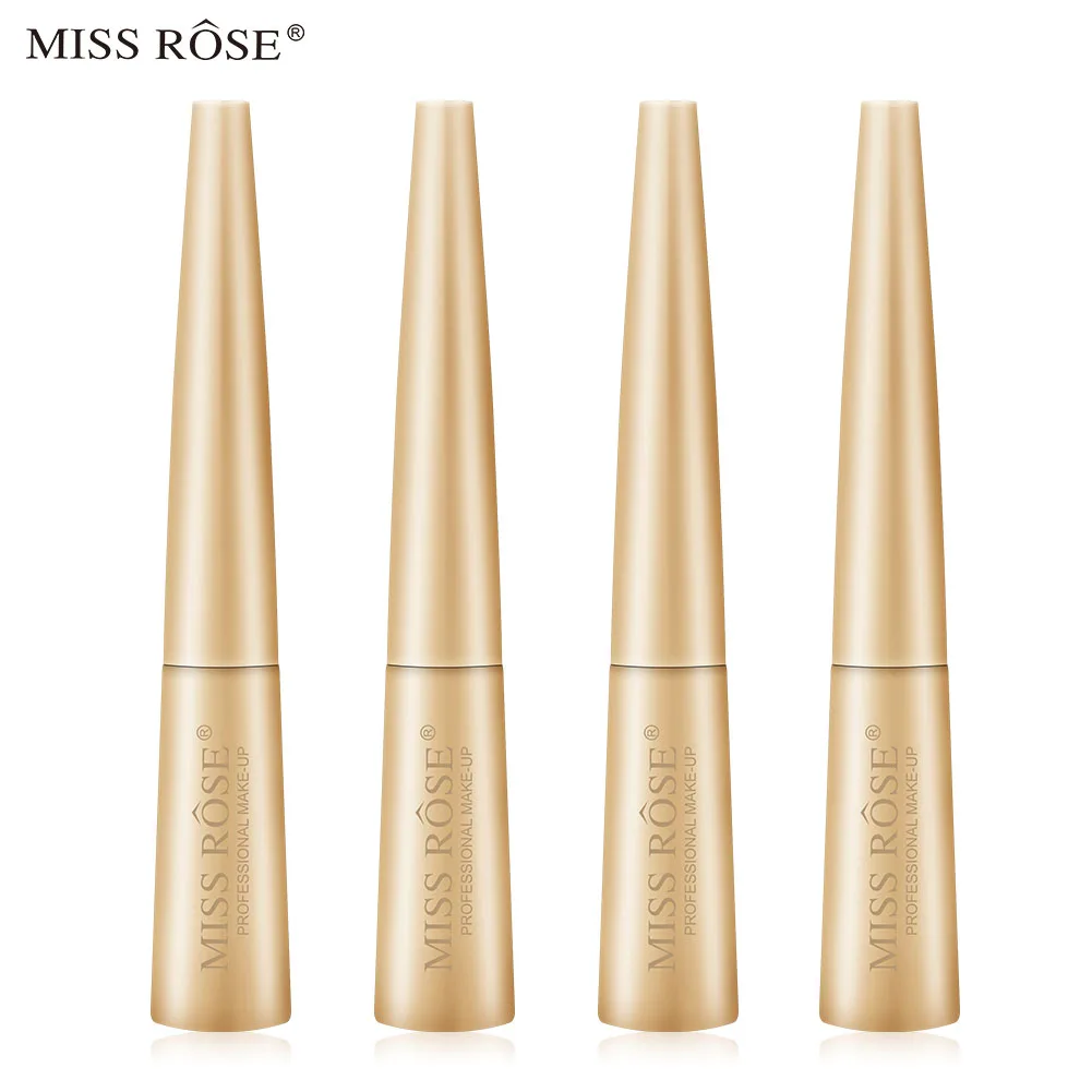 Новинка MISS ROSE долговечная водонепроницаемая черная жидкая подводка для глаз женская красота Косметика для профессионального макияжа Инструменты подводка для глаз ручка TSLM1