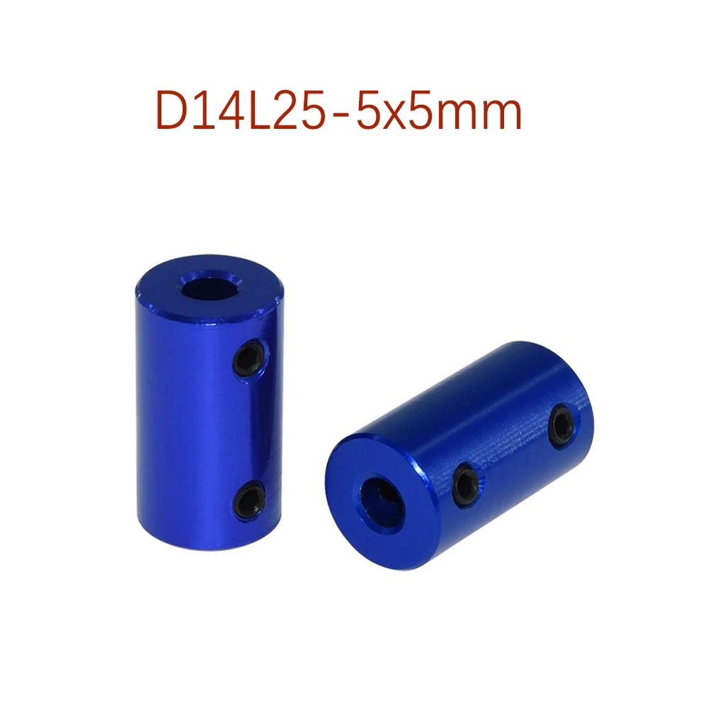 

5pcs Shaft Coupler D14L25 Aluminum Coupling Bore 5x5 5x8 8X8mm Blue Flexible coupler Rigid Screw Part For Stepper Motor