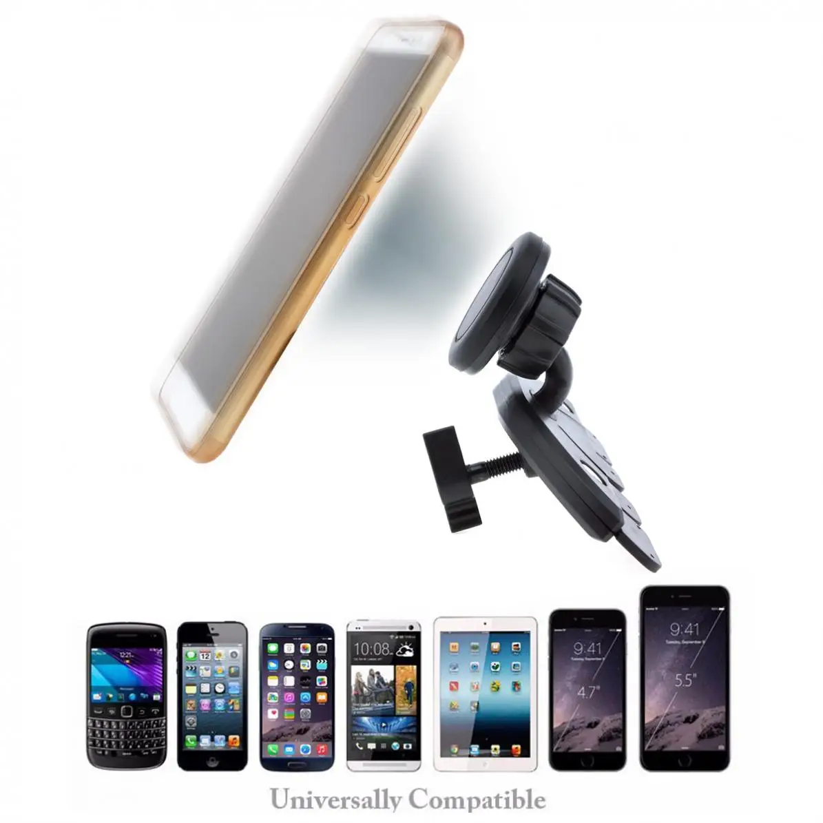 

Cars CD Player Slot Magnetic Tablet Mount Holder fit for iphone fit for iPad Mini Air GPS