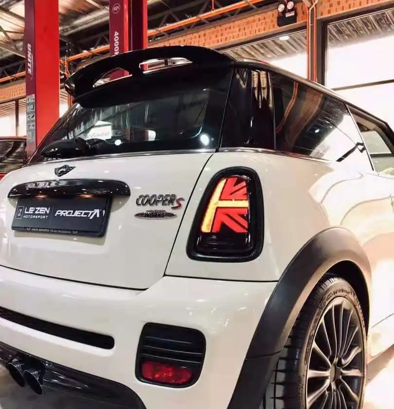 Автомобильный Стильный чехол для Mini Cooper Clubman R55 R56 R57 задние фары 2007-2013 светодиодные задние фары Противотуманные фары R55 R56 R57 задние фары