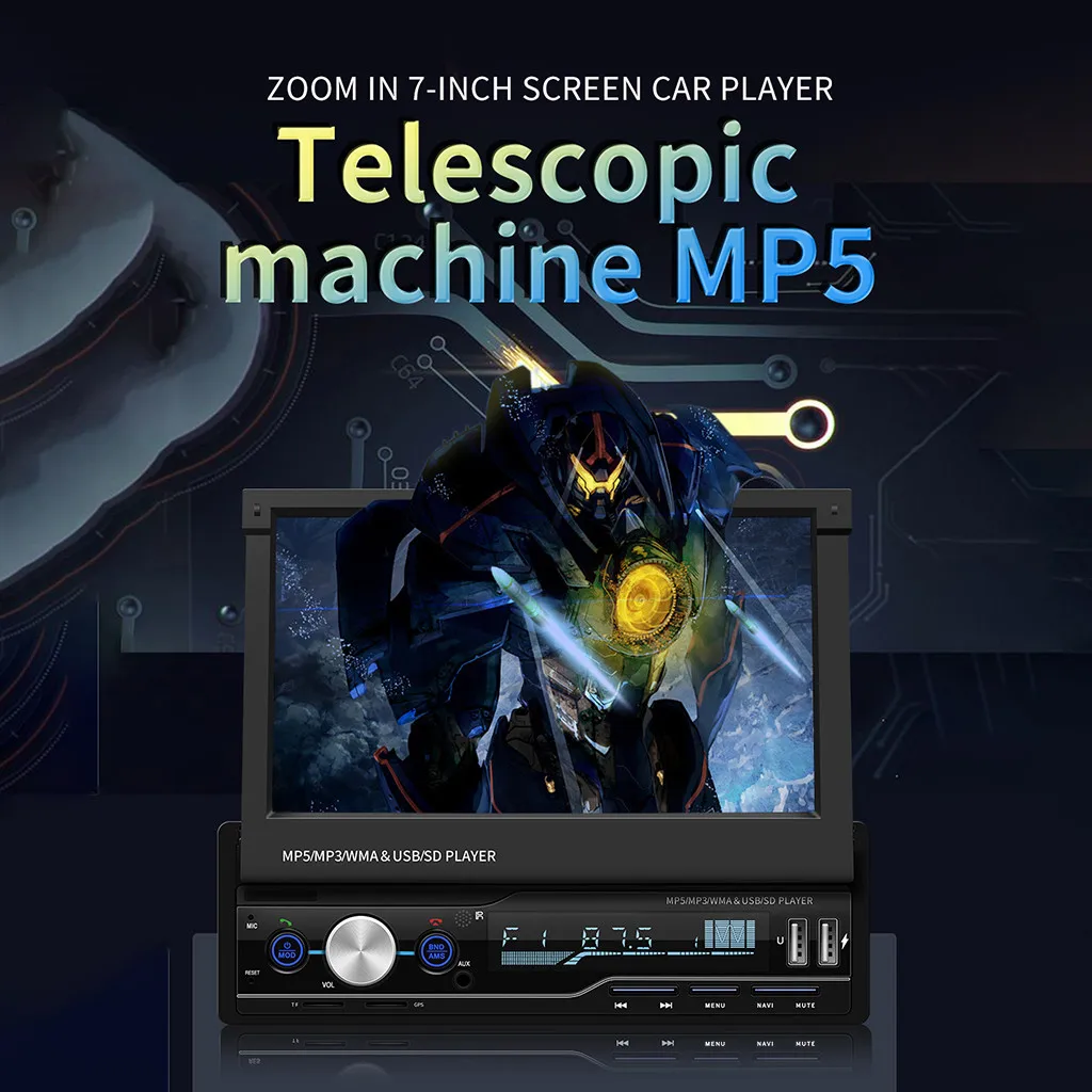 T100-G навигация телескопическая Автомобильная MP5 карта gps автомобиль MP4 плеер BT вызов Реверсивный приоритет с MP3 поставщик дропшиппинг