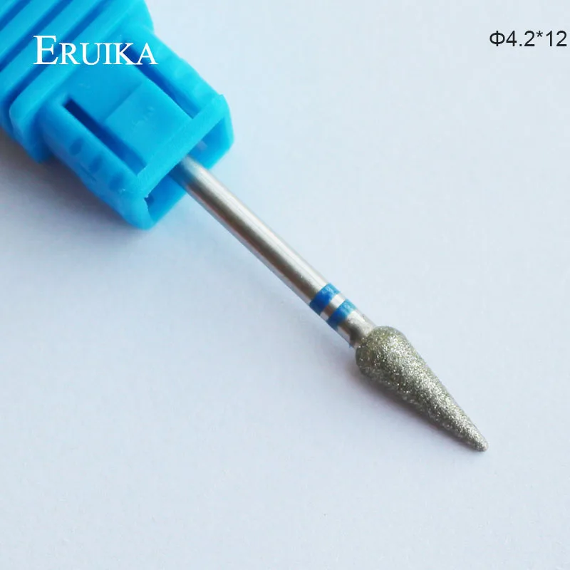 NO5 Алмазное сверло для ногтей ERUIKA, 5 видов, роторное сверло для ногтей, пилка для маникюра, аксессуары для электрического станка, инструменты для сверления ногтей - Цвет: NO5
