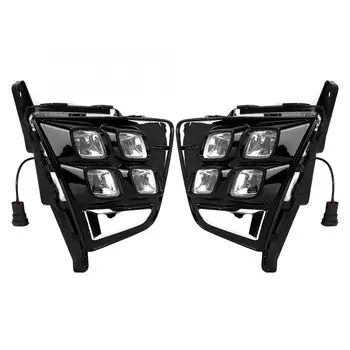 

1 Pair Car 12V LED Daytime Running Light Lamp DRL Fits for Hyundai IX25 Creta 2014-2015(RU) LED Daytime Light