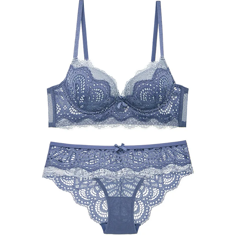 Goede Ondergoed en beha se t terug crosst de nieuwe kant Verzamelen ondergoed Vier colorSexy comfortabele