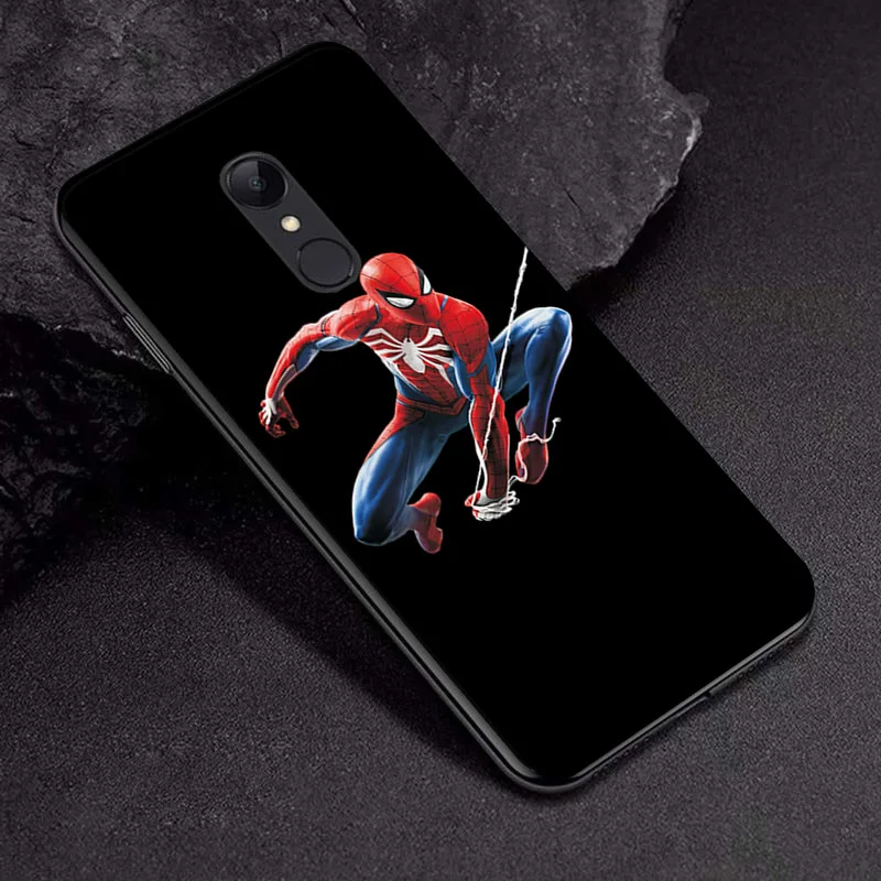 Черный чехол ТПУ чехол для Xiaomi Redmi Note 4X милый чехол Мстители для Redmi Note 6 7 8 8 Pro 5 6 Pro Redmi 8A 7A 4X чехол - Цвет: TPUBLK539