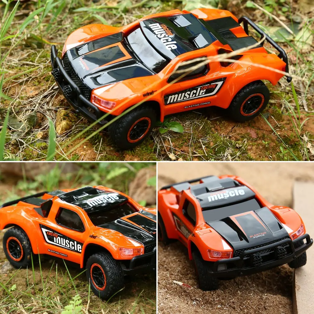 Оранжевый пульт дистанционного управления Cotrol Muscle Car 1:43 масштаб 4WD внедорожный спортивный ралли автомобиль гоночный автомобиль для детей детская подарочная игрушка