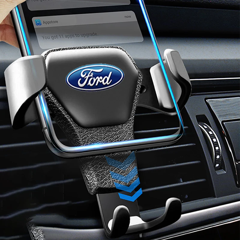 Car Phone Holder Air Vent Clip Accessries For Ford Focus 2 3 4 Fiesta Mondeo Fusion Kuga Ranger Ecosport Explorer Styling | Автомобили и