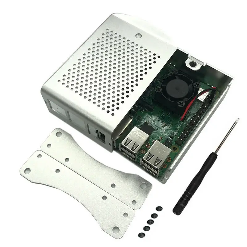 Raspberry Pi 3 B+(B Plus) стартовый комплект четырехъядерный процессор 1,4 ГГц 64 бит+ чехол из алюминиевого сплава