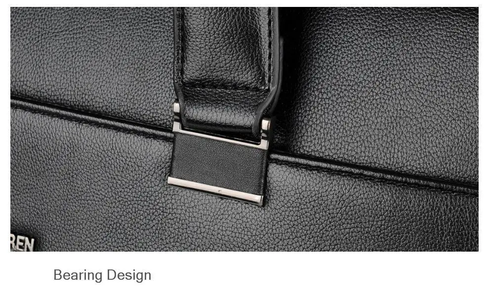 Мужской деловой портфель, сумка для ноутбука, из искусственной кожи, мужской портфель, сумки-тоут черного цвета, высокое качество, Мужская офисная вместительная сумка