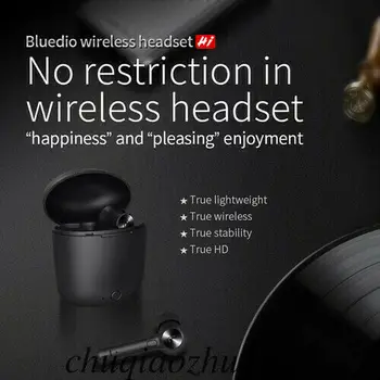 

Mini Wireless Bluetooth Earbuds In-Ear Twins Sports Stereo Earphone Headset Waterproof Bone Conduction Universal