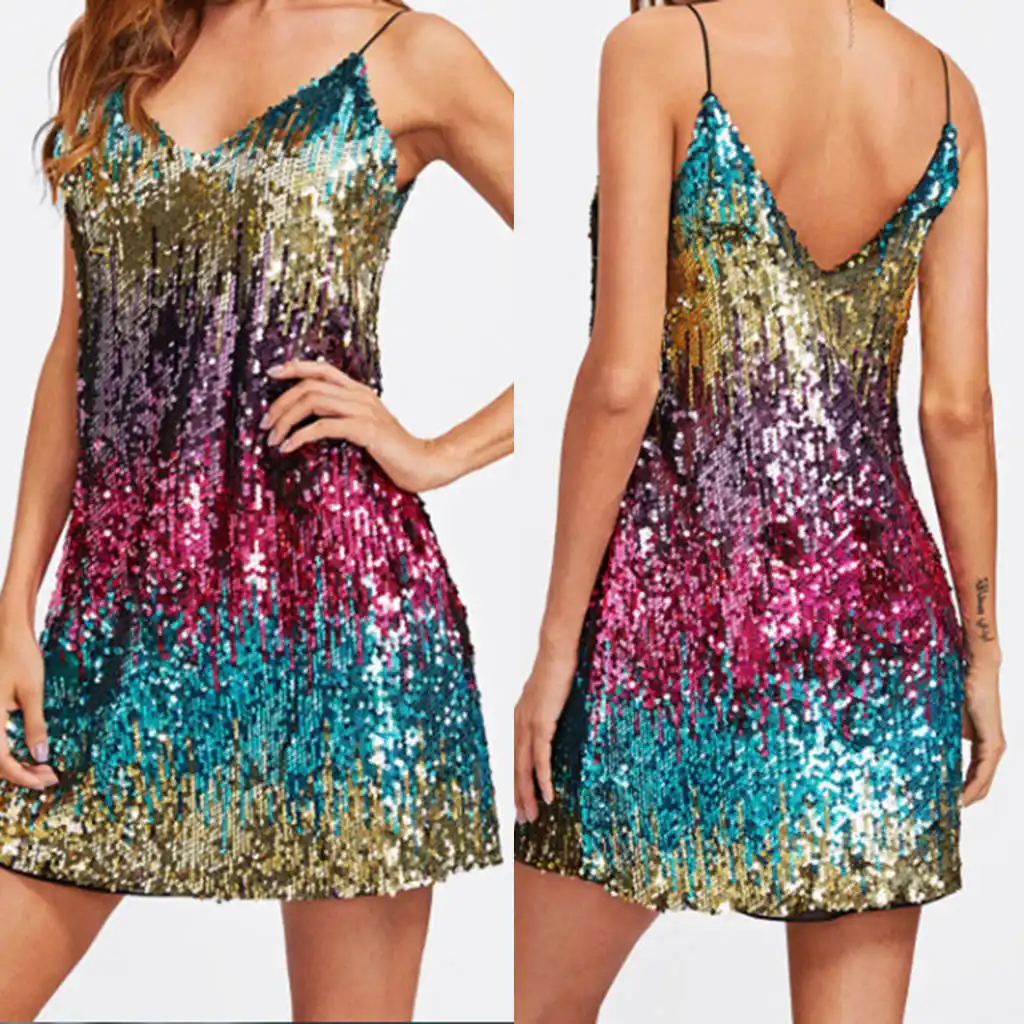 glitter dress womens