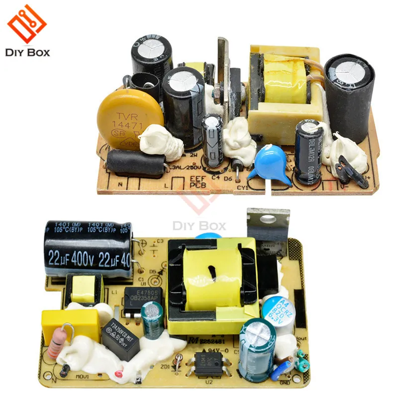 AC-DC 12V 1A/5В 2.5A переключение Питание модуль постоянного тока Напряжение регулятор несмонтированная плата зарядного устройства с ремонт 2000MA 2500MA импульсивный источник питания 110V 220V