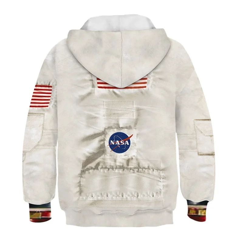  Toddler Boys Sweatshirts 2019 Rockets Armstrong Spacesuit Printed Long Sleeve Hooded Coat Unisex Au