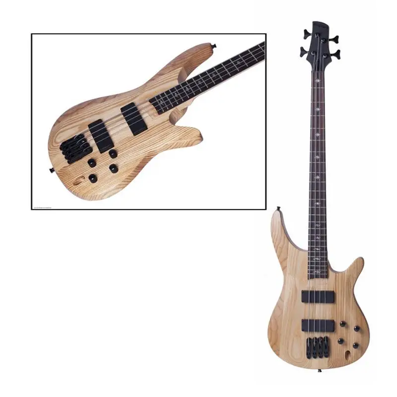 Madera en brato, bajo electrico, alto, olmo, bajo 24