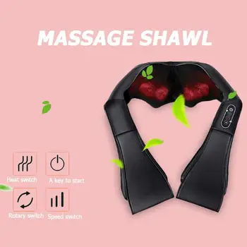 

Electrical Body Massager with Sufficient Durability and Ruggedness Back Neck Shoulder Cervical Infrared Heated Kneading