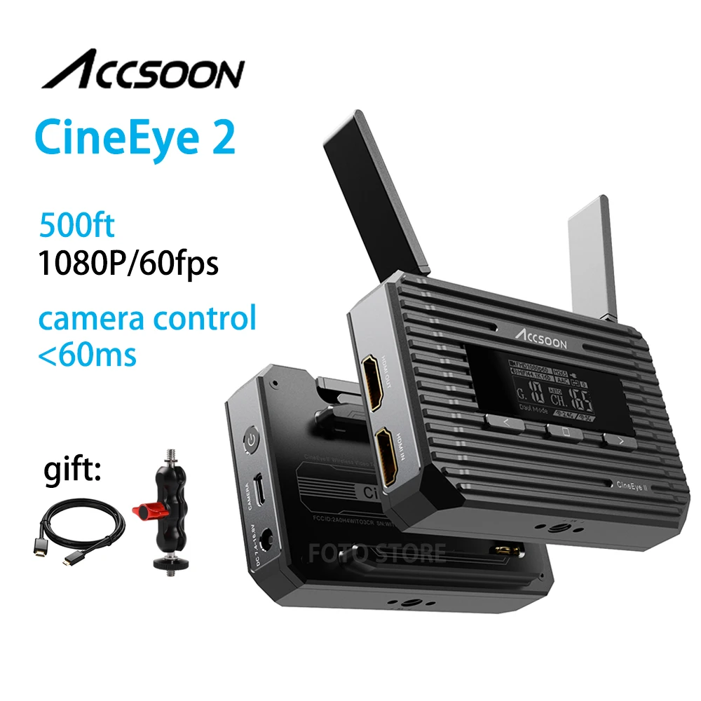 Accsoon Cineeye 2 2s 500ft Mini Wireless Video Transmitter Hdmi Sdi