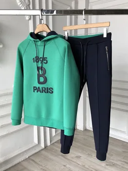 

Andonaimi 2020 Autumn and winter two-color breathable cotton warm casual leather sweater S-2XL fashion pants