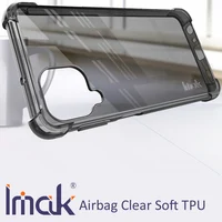IMAK Airbag Case For Samsung Galaxy M32 A22 4G Drop resistance Soft TPU Silicone Clear Transparent Cover
