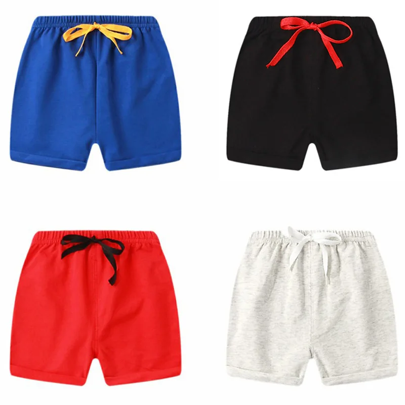 

Beach Short Sports Pants Baby Summer Children Shorts Cotton Shorts For Boys Girls Candy Color Shorts Toddler Panties for Kids