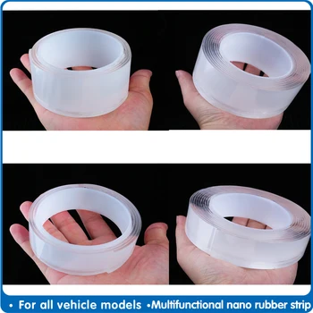 

Car Stickers Double-Sided Tape Adhesive Glue Nano Washable Removable Indoor Outdoor No Residue Non-slip Cars Sticker
