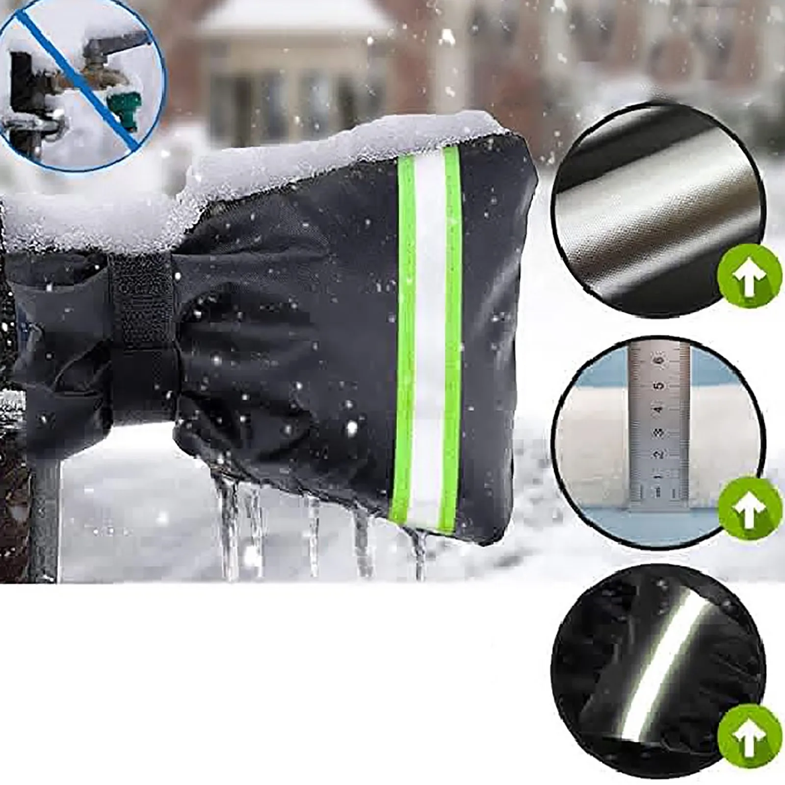 1pcs Outdoor Faucet Cover Anti Freeze Hose Bib Water Faucet Protector