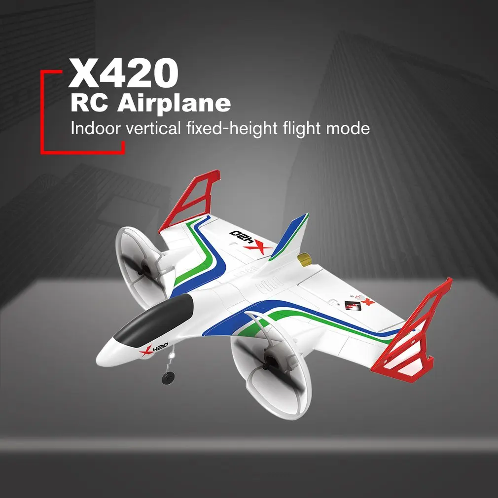 

HOT X420 RC Airplane Toy6CH 3D/6G Take Off and Landing Stunt RC Drone 050 Strong Magnetic Motor Remote Control Aircraft