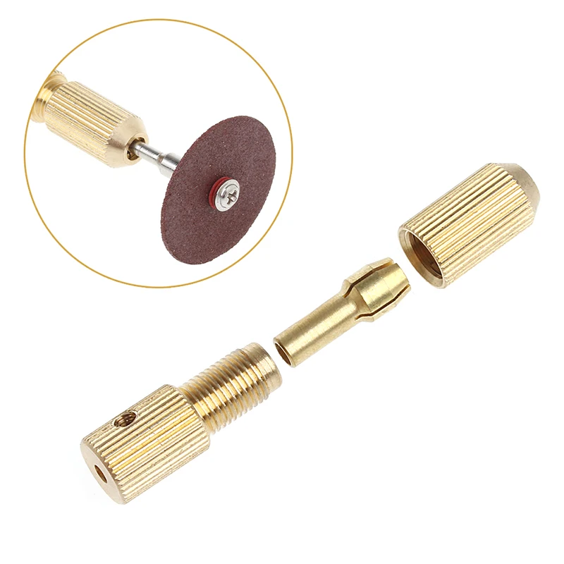 

Drop Shipping 10Pcs 0.5-3.2mm Micro Twist Hand Drill Kit Chuck Electric Drill Bit Collet+2mm